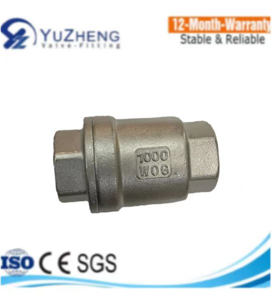 H12W Stainless Steel Vertical Lift Check Valves