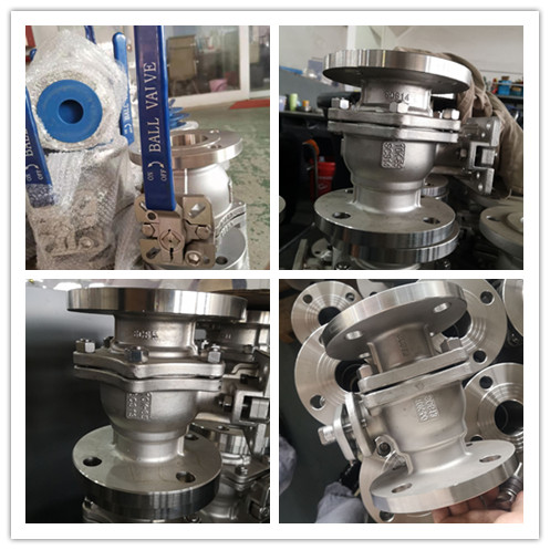JIS 5K/10K Stainless Steel Flange Ball Valve With ISO5211 Mounting Pad