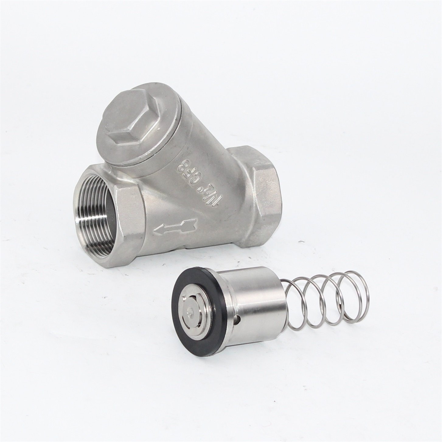 Stainless Steel Y Type Check Valve - Buy Product on Wenzhou Yuzheng