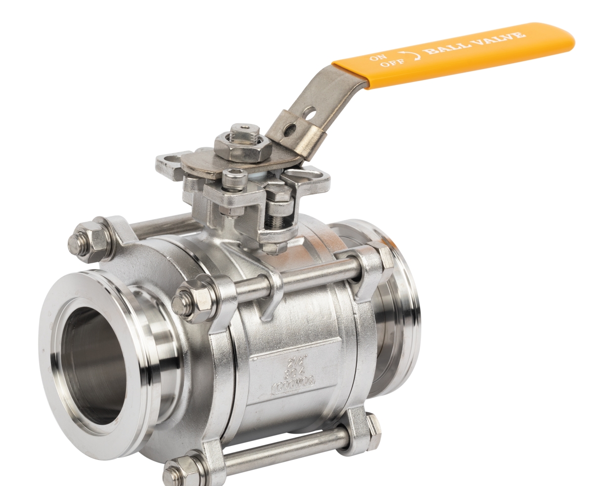 3PC Stainless Steel Float Ball Valve WIth Lock Handle Buy 3PC