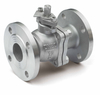 2PC Stainless Steel Flange Ball Valve