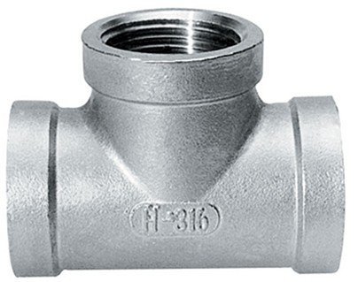 304/316 L High Pressure Stainless Steel Reduced Tee