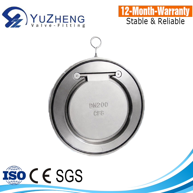 H74 Stainless Steel Wafer Single Disc Check Valve