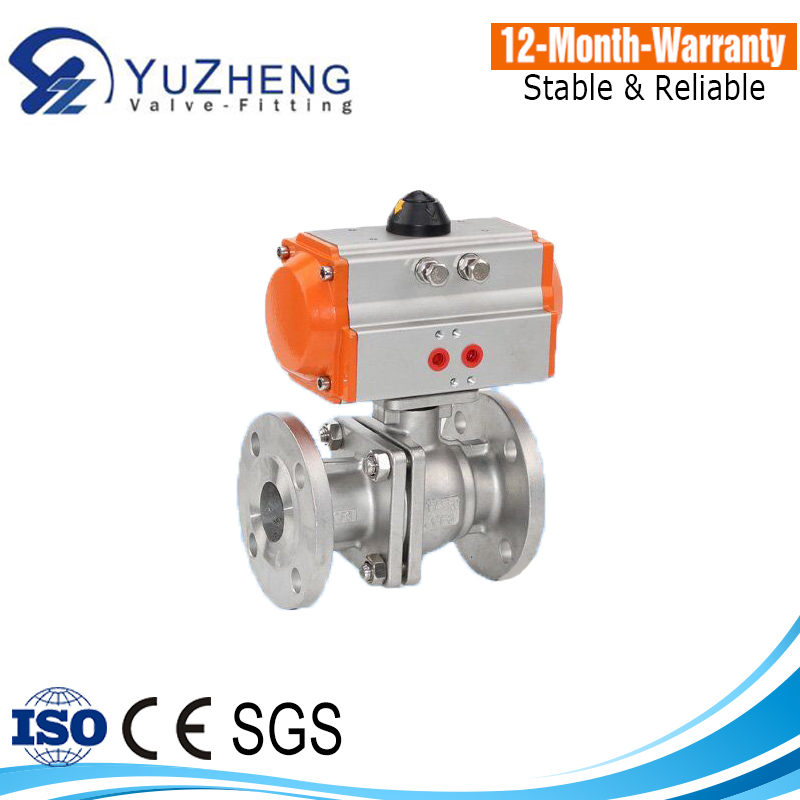 JIS 5K/10K Stainless Steel Flange Ball Valve With ISO5211 Mounting Pad