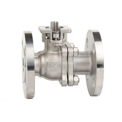 JIS Stainless Steel Flange Ball Valve With ISO5211 Pad